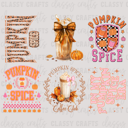 Pumpkin Spice - 30x24 -PREMADE GANG SHEET