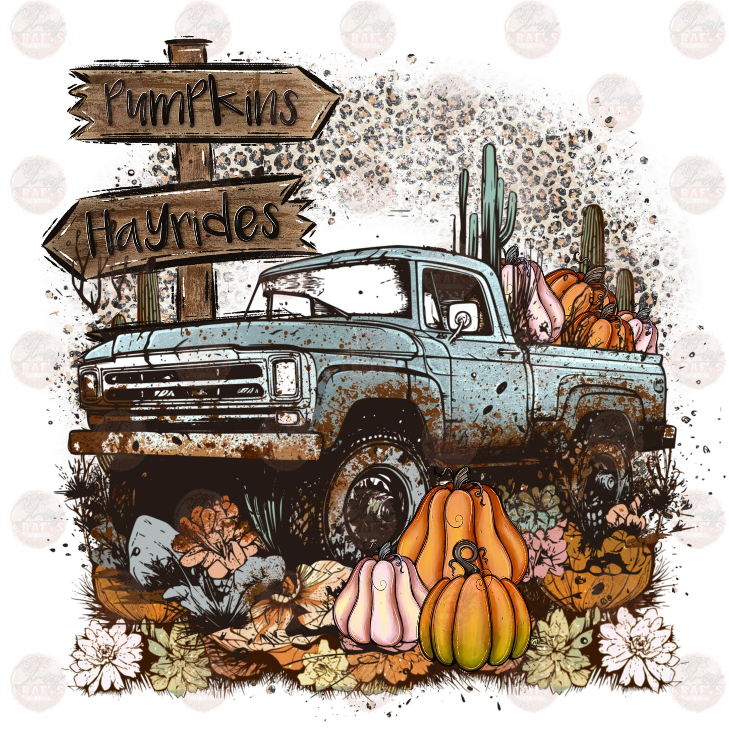 Pumpkins & Trunk Rides - Sublimation Transfer