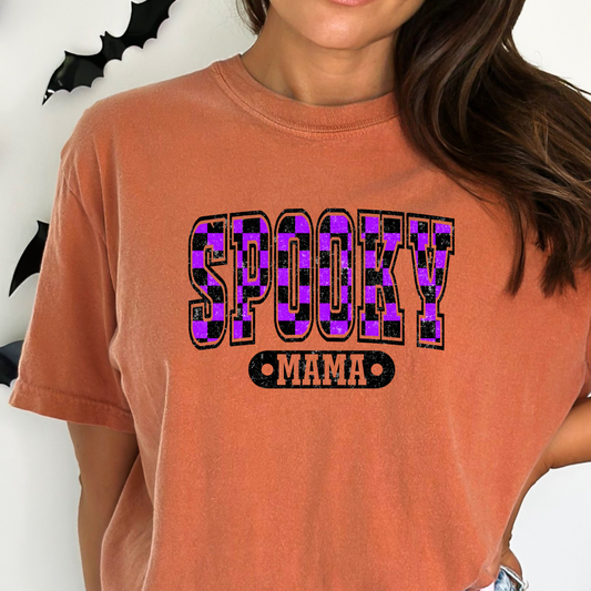 Purple Spooky Mama Transfer
