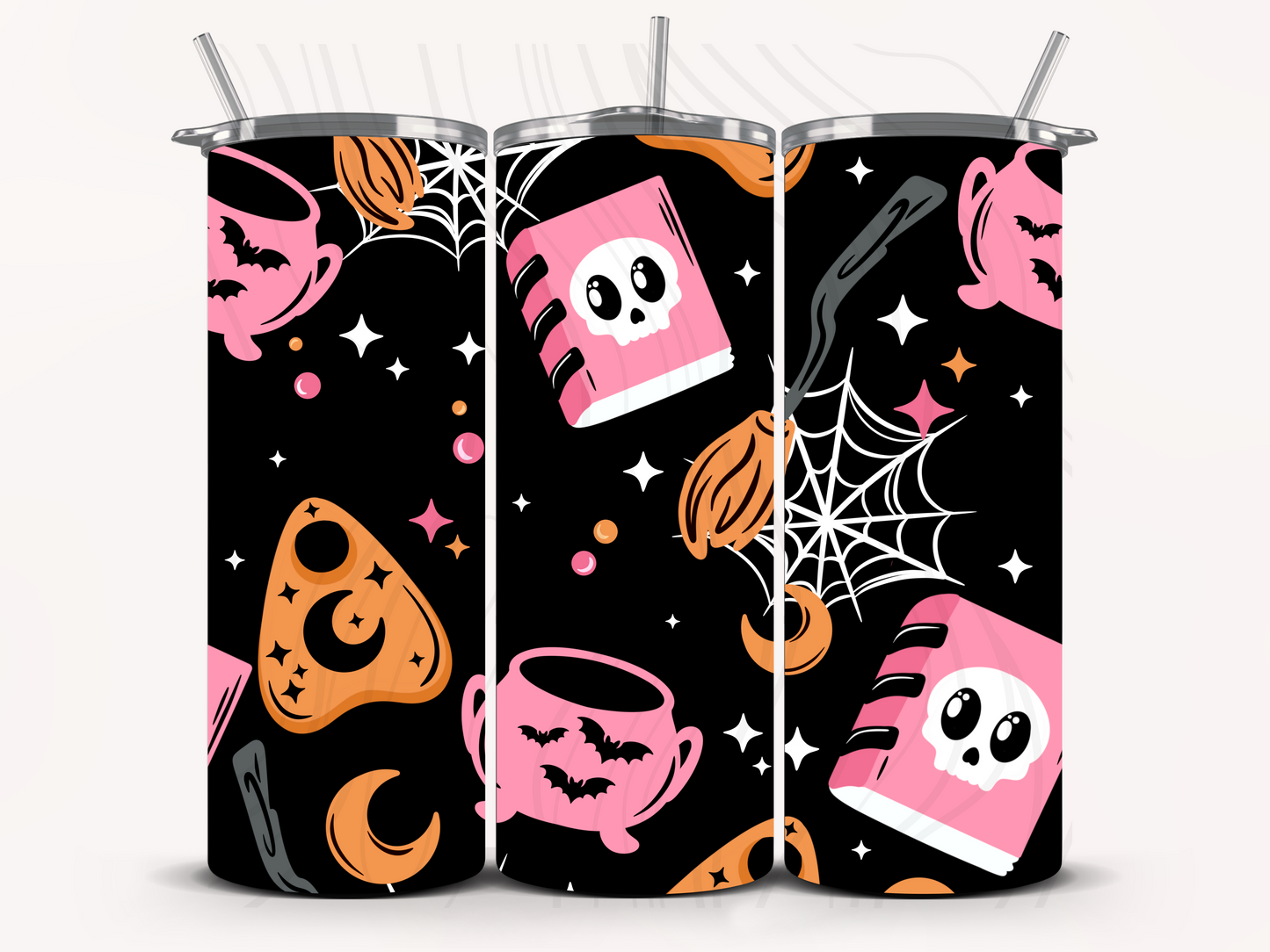 Spooky Books Seamless Transfer