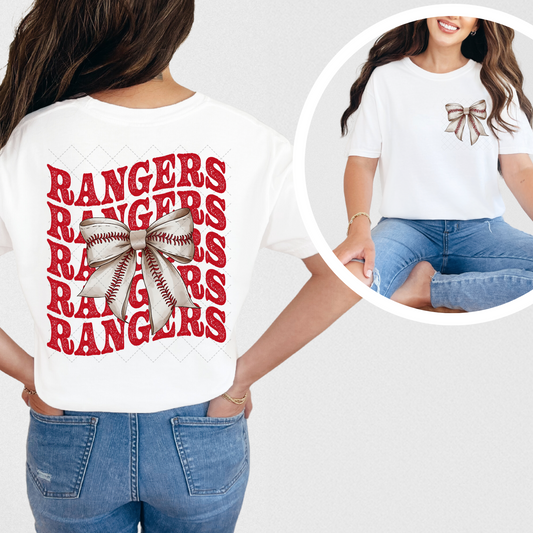 Rangers Coquette Transfer ** TWO PART* SOLD SEPARATELY**