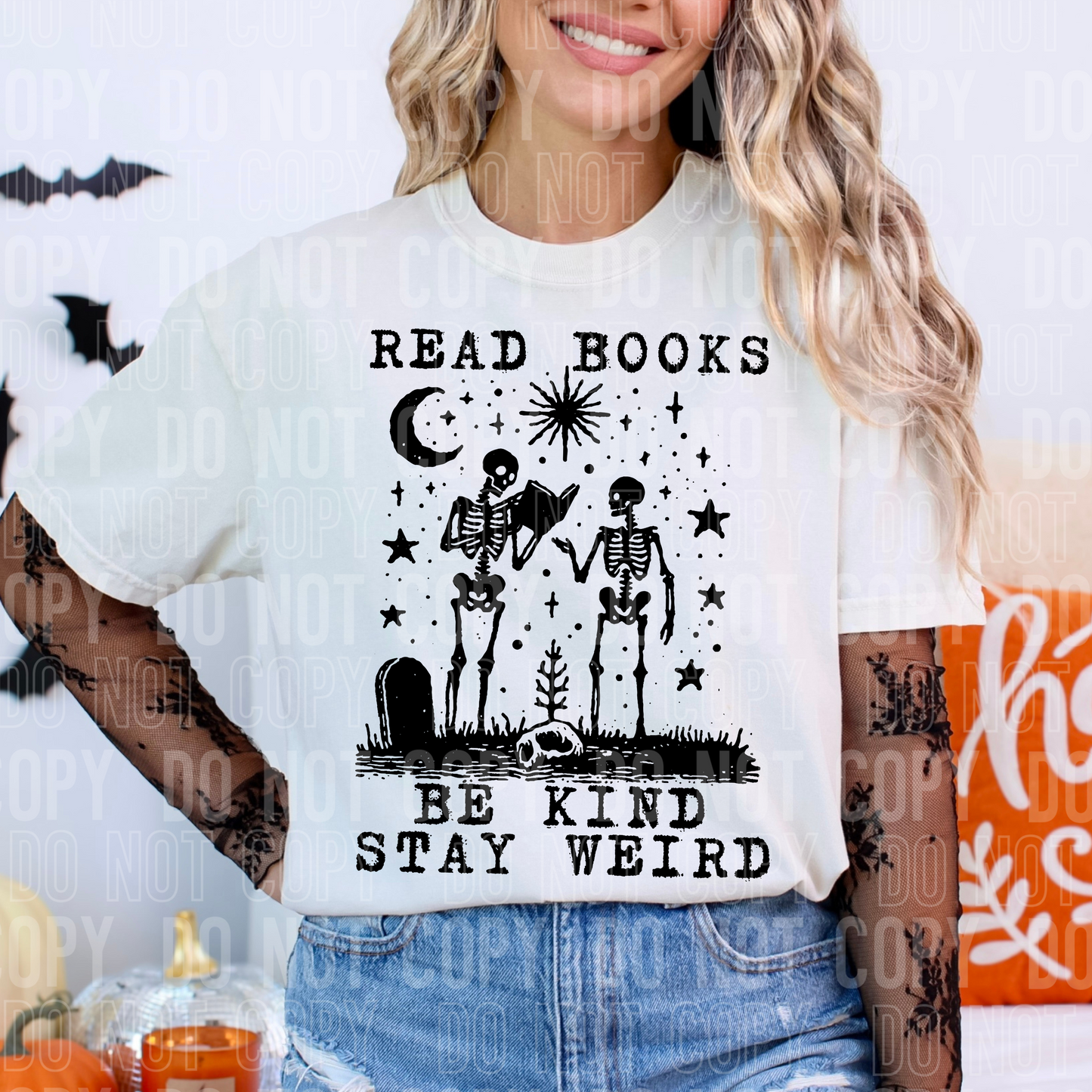 READ BOOKS BE KIND STAY WEIRD TRANSFER