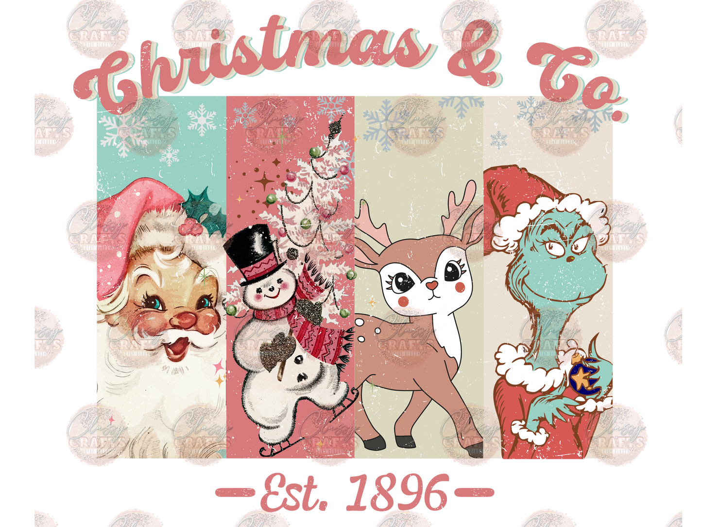 Retro Christmas Co. - Sublimation Transfer