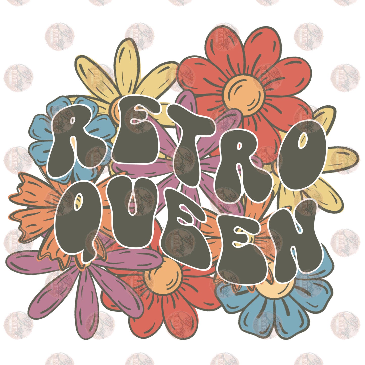 Retro Queen - Sublimation Transfer