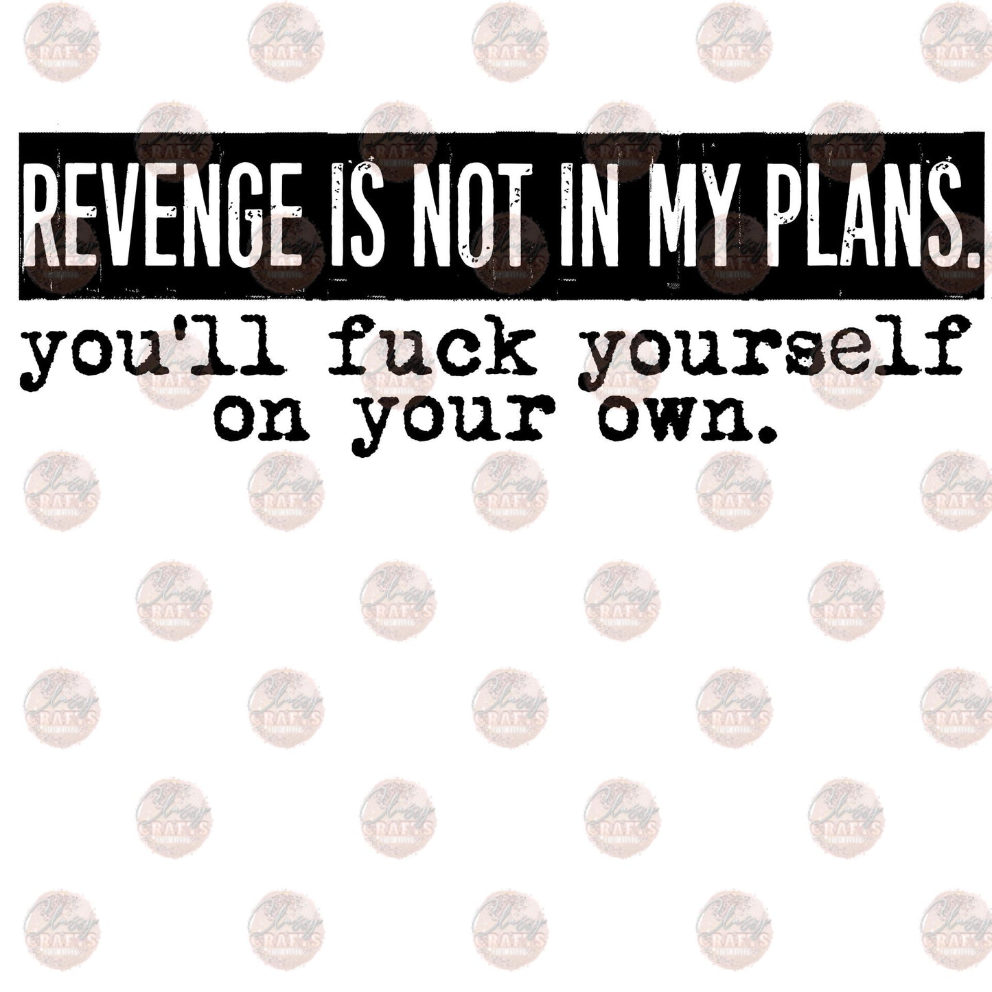 Revenge Is Not In My Plans Transfer