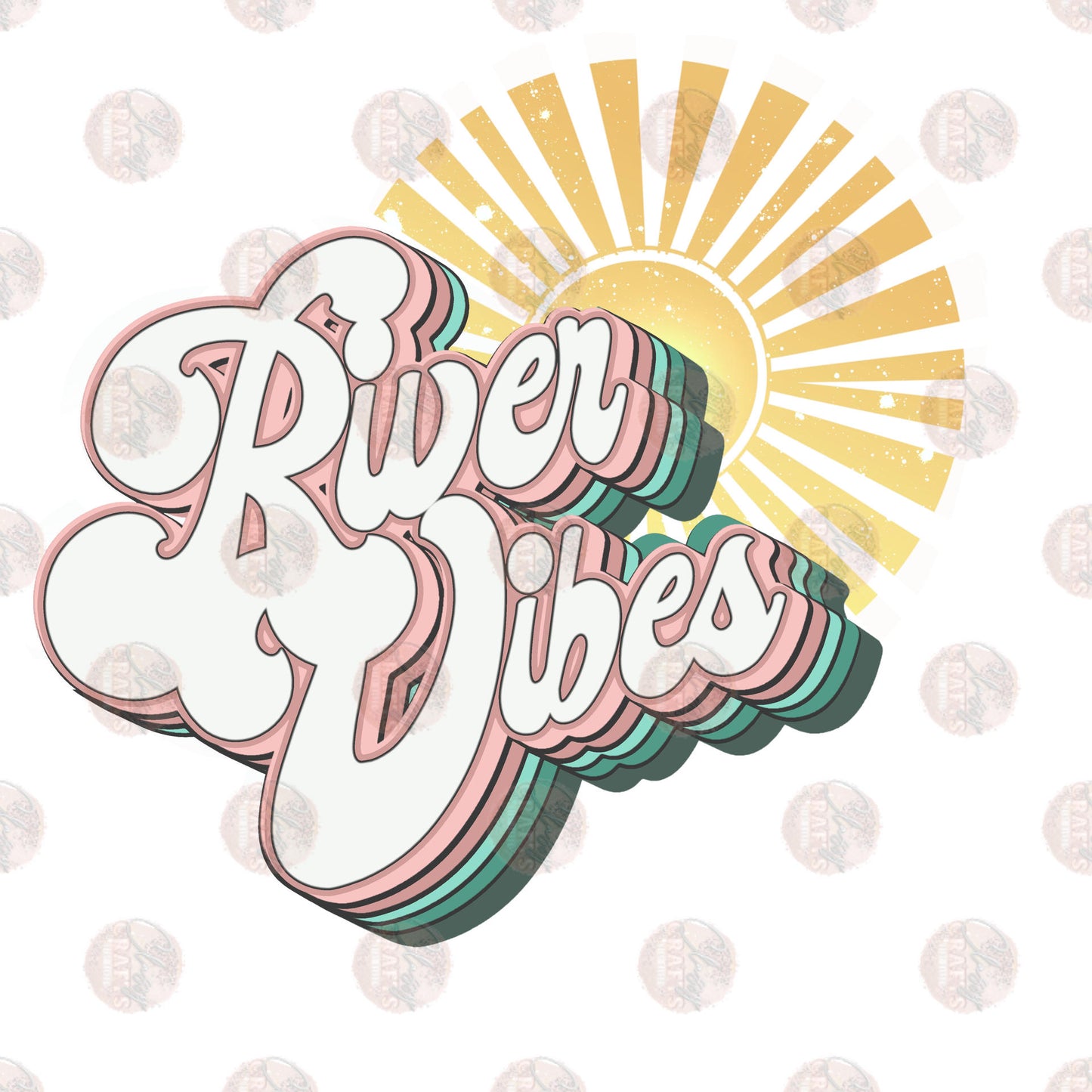 River Vibes Retro Transfer