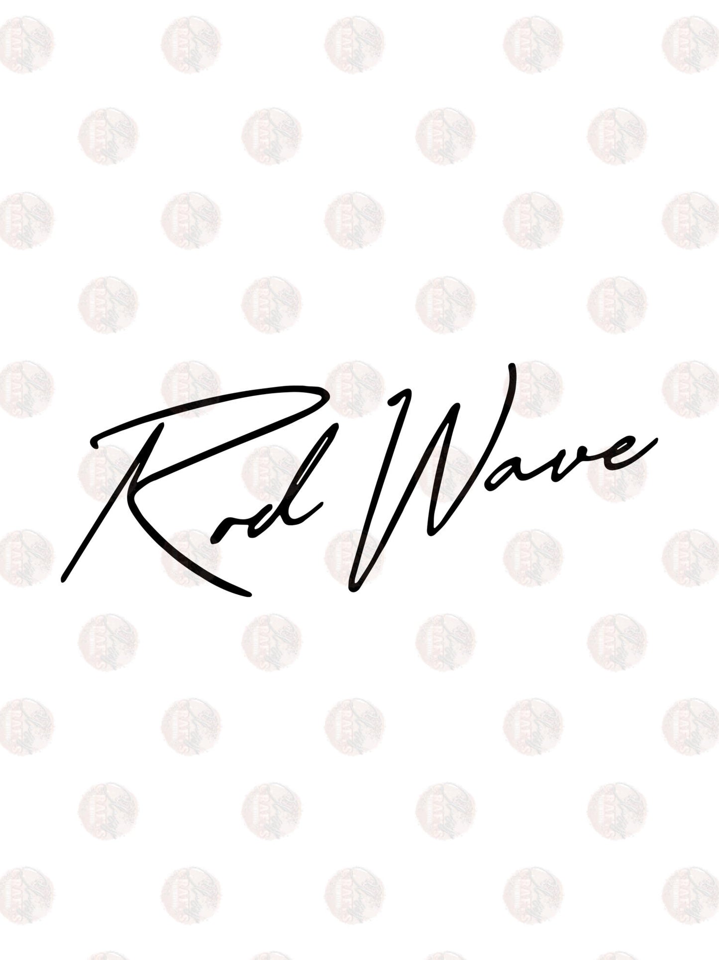 Rod W Signature - Sublimation Transfers