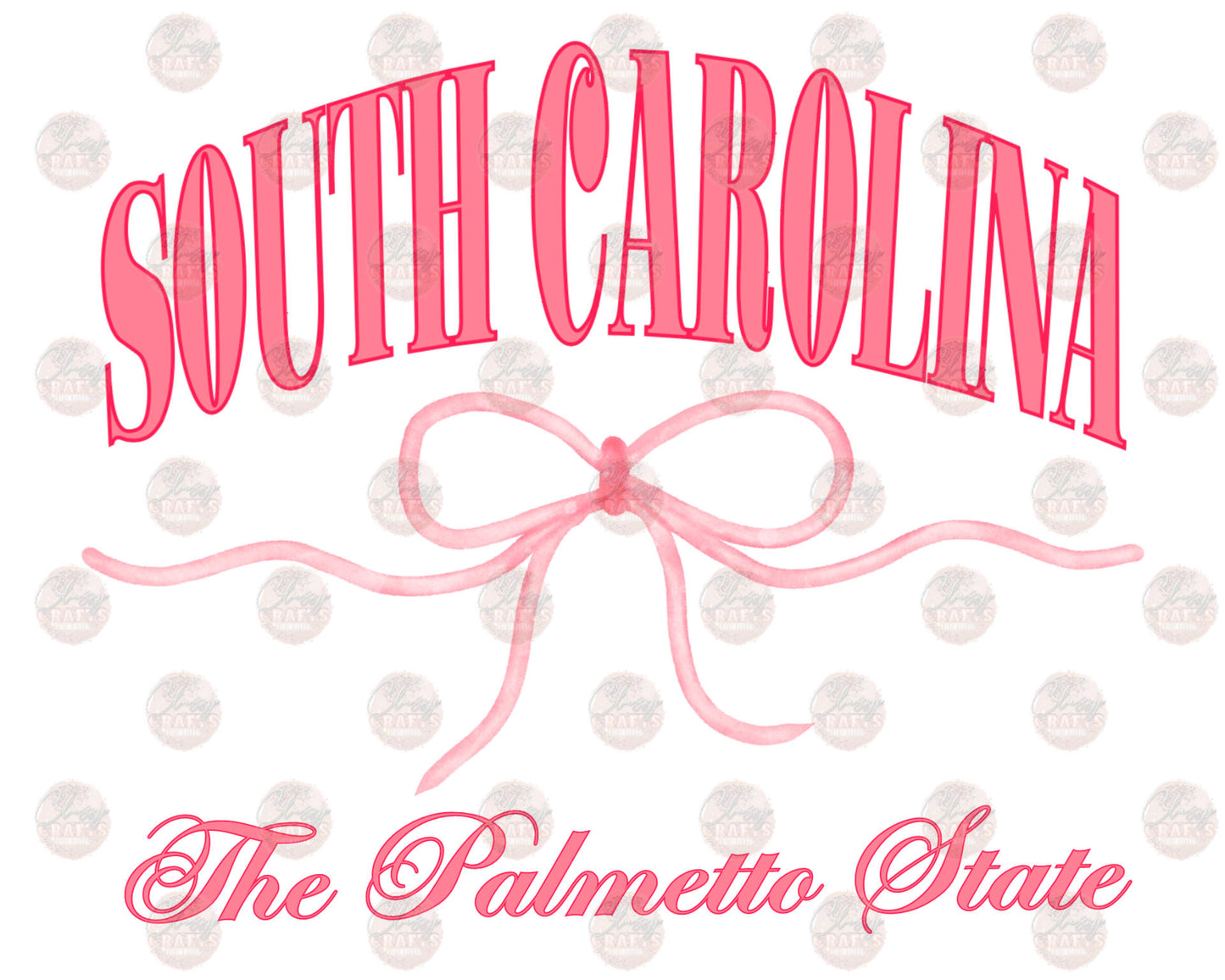 N.C. and S.C. With Bow Transfer