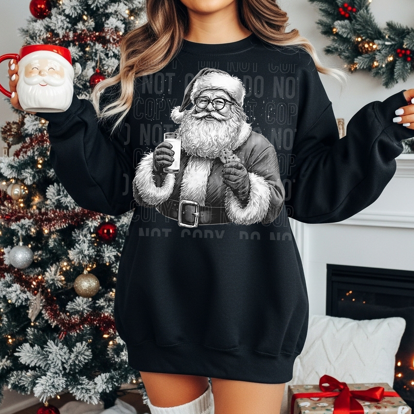 SANTA MILK AND COOKIES TRANSFER