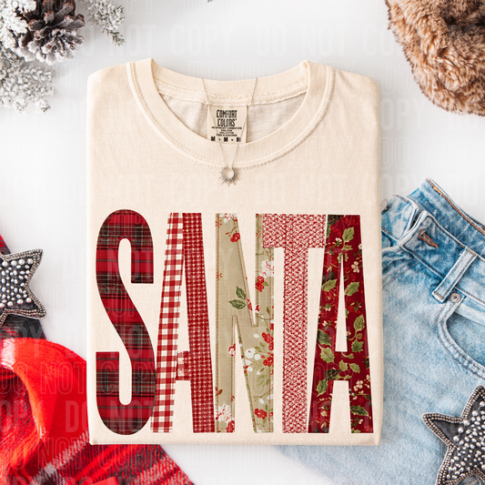 SANTA PATCH CHRISTMAS TRANSFER