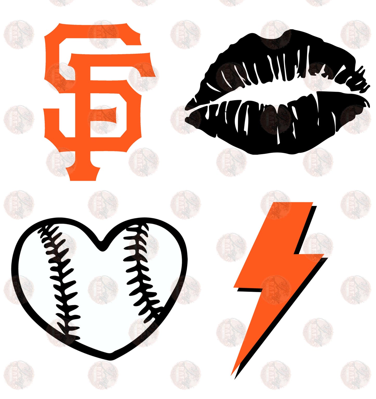 SF Baseball Collage Transfer
