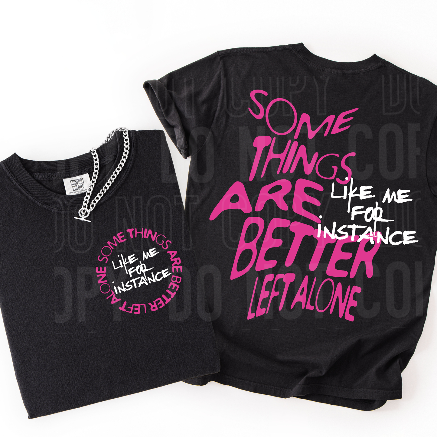 SOME THINGS ARE BETTER LEFT ALONE TRANSFER*TWO PART**SOLD SEPARATELY**