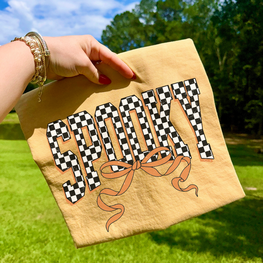 SPOOKY CHECKEREDDESIGN Transfer