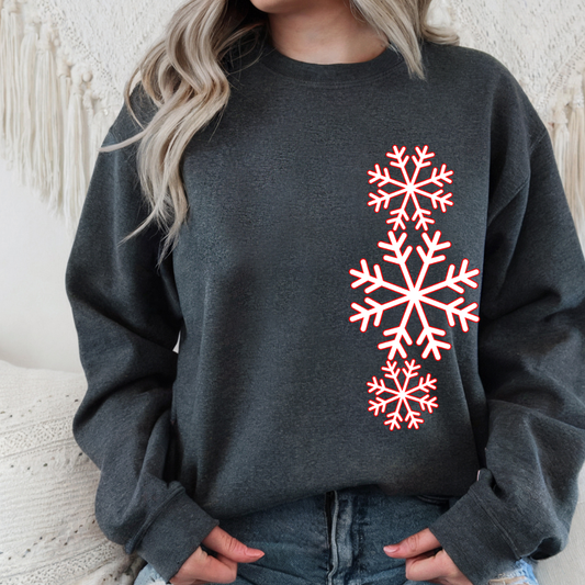 STACKED SNOWFLAKES TRANSFER