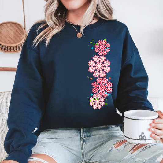 STACKED SNOWFLAKES & STARS TRANSFER