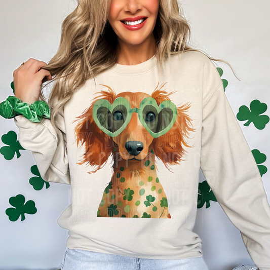 ST PATRICKS DAY DOG TRANSFER **SOLD SEPARATELY**