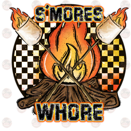 S'Mores Whore - Sublimation Transfer