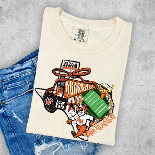 Sam Houston Bearkats Game Day Coquette Transfer