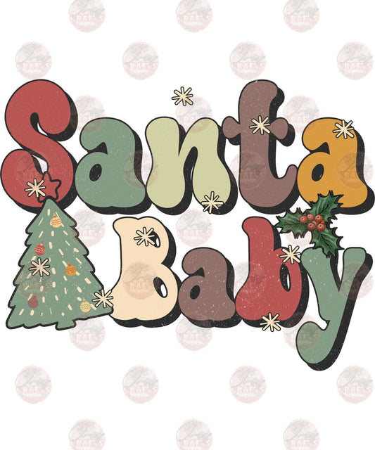 Santa Baby - Sublimation Transfer