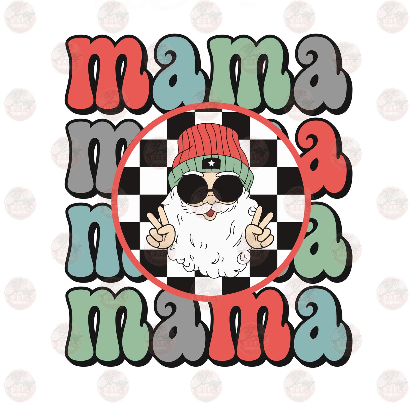 Santa Boy Mama Transfer