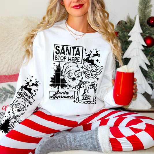 Santa Stops Here** TWO PART* SOLD SEPARATELY**