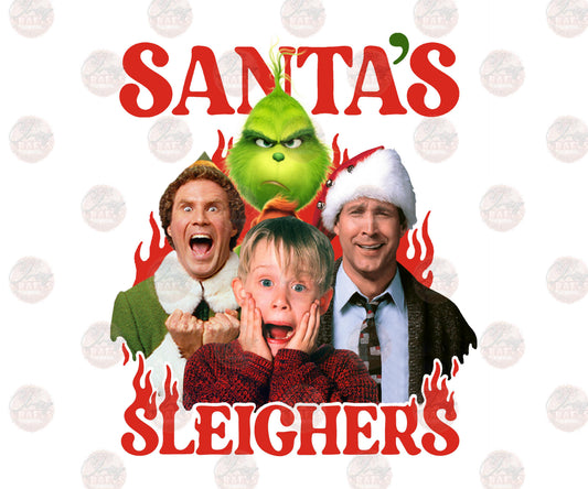 Santa's Sleighers - Sublimation Transfer