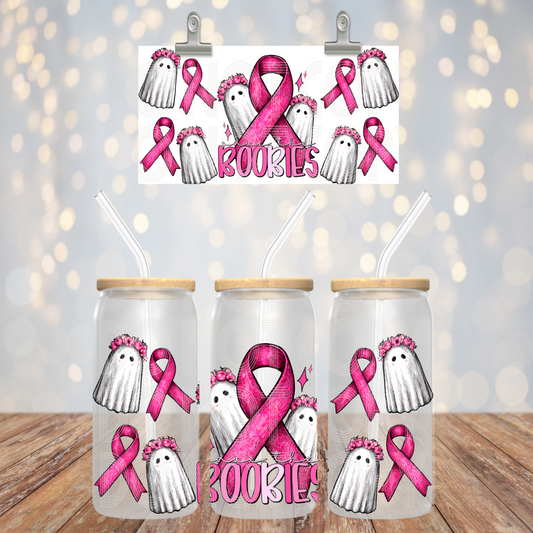 Save The Boobies Libbey Wrap Transfer