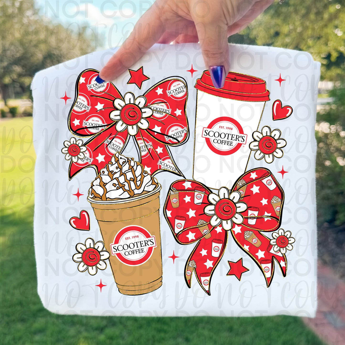 Scooters Coquette Coffee Transfer