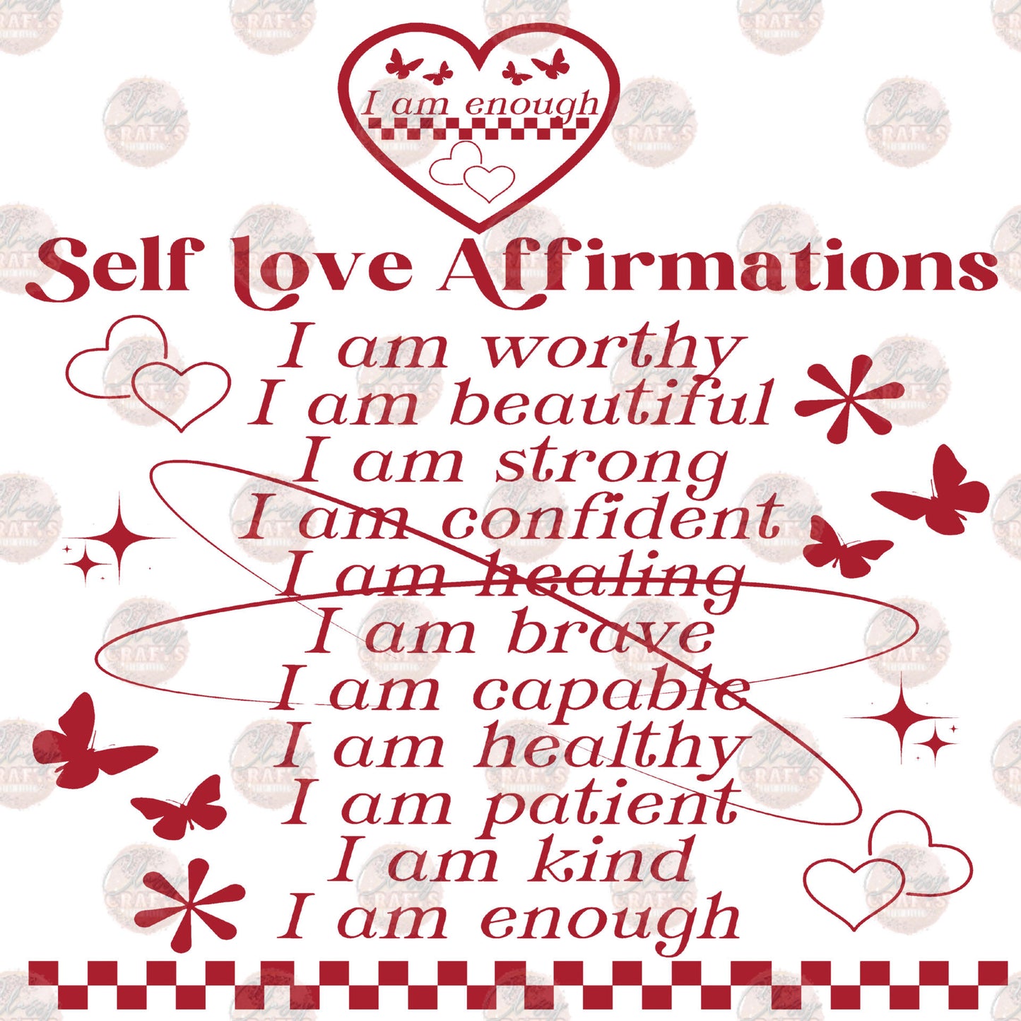 Self Love Affirmations Transfer