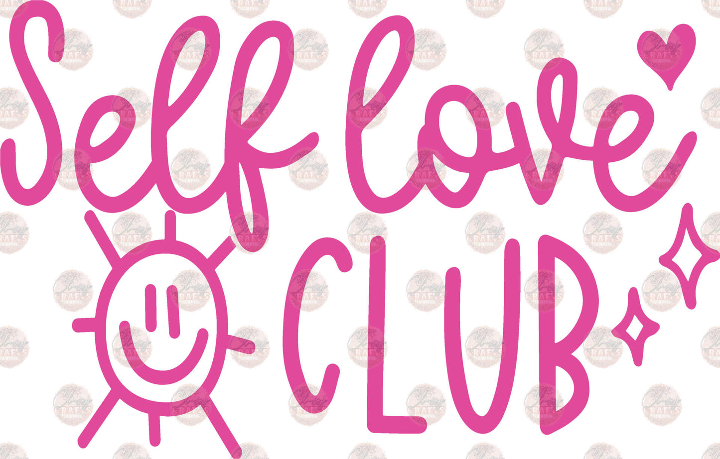 Self Love Club Pink Transfer