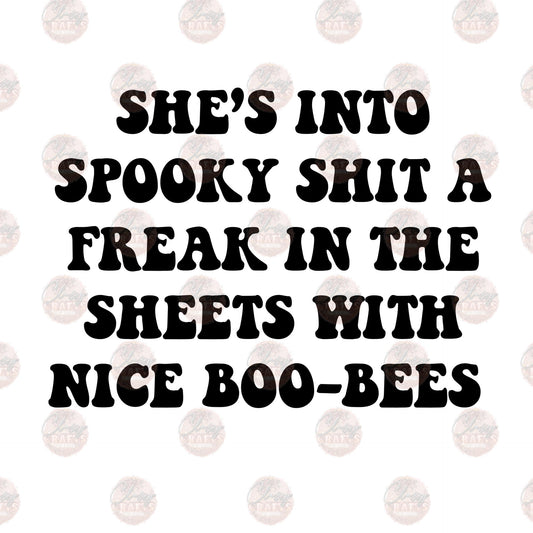 She's Into Boo-Bees - Sublimation Transfer