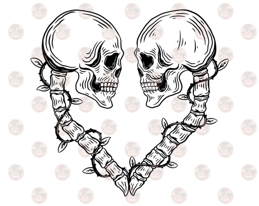 Skeleton Heart - Sublimation Transfer