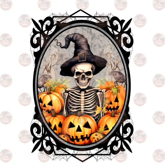 Skelly And Pumpkins - Sublimation Transfer