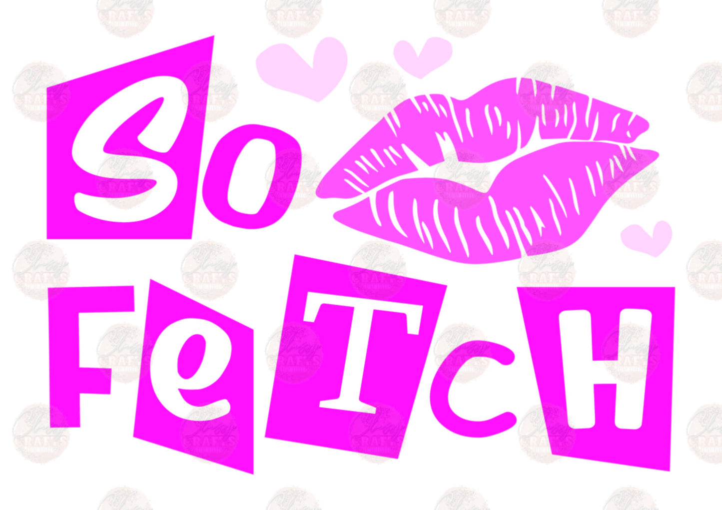 So Fetch Hot Pink Transfer