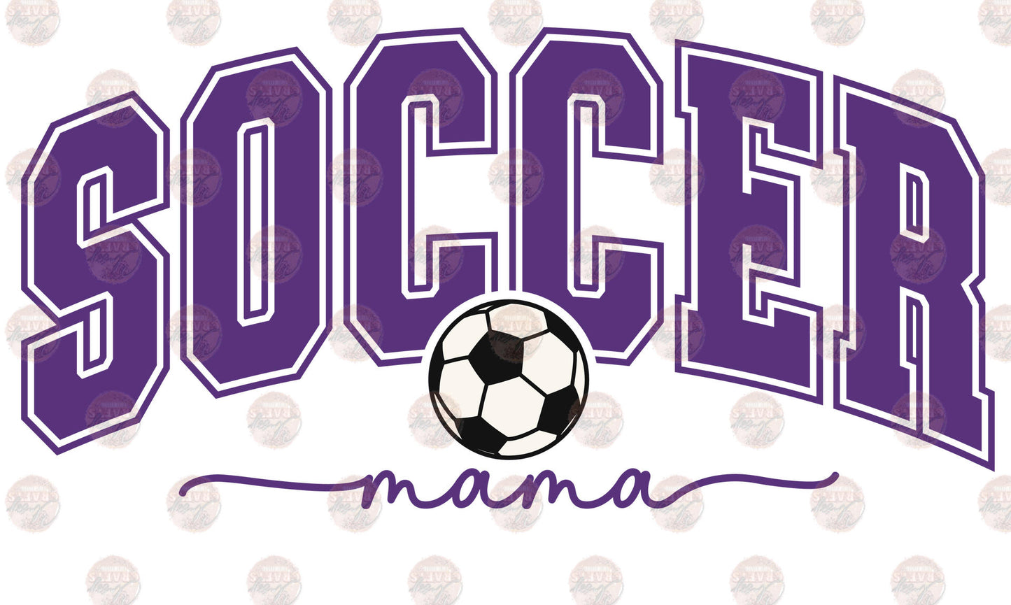 Soccer Mama Purple Transfer