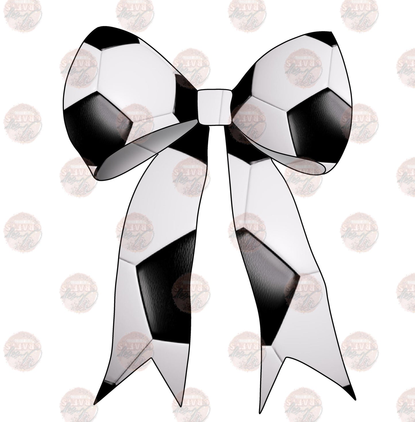 Soccer Ribbon Transfer