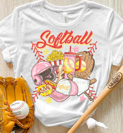 Softball Mute Colors Transfer