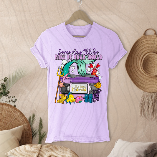 Some Day I'll Be Part Of Your World Mermaid Transfer