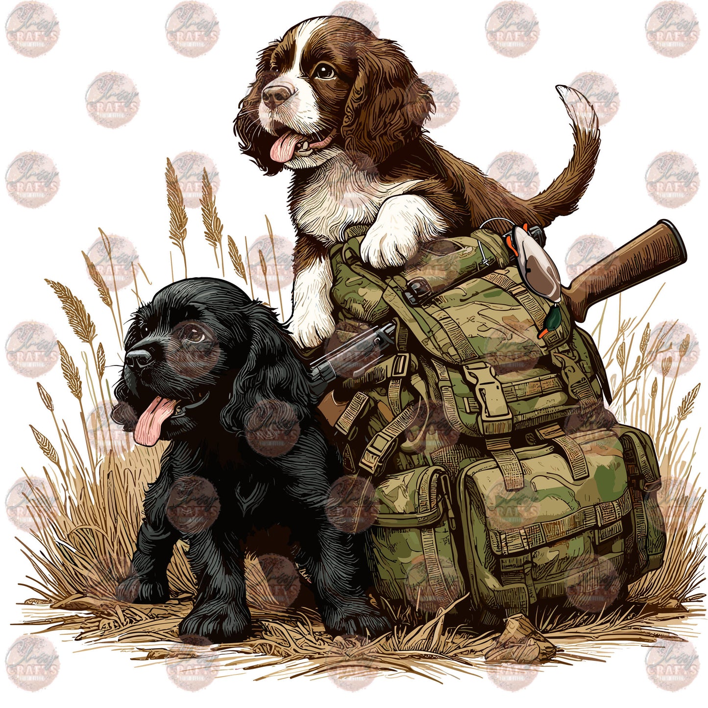 Spaniel Backpack Transfer