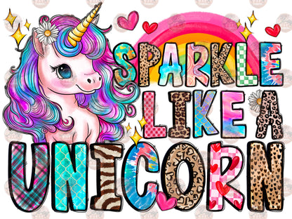 Sparkle Like A Unicorn  Transfers