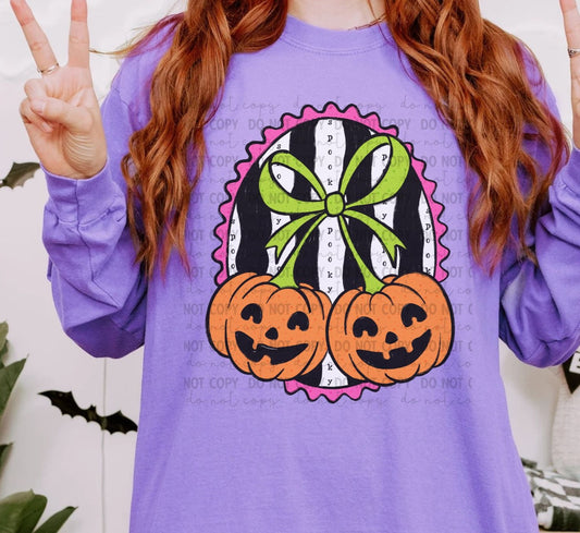 Spooky Pumpkins Transfer