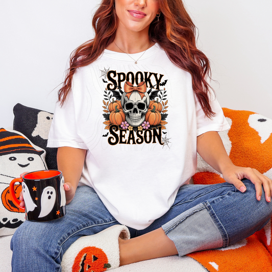Spooky Skull Transfer