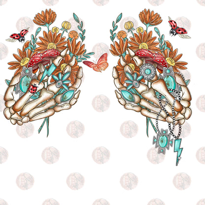Spring Skeleton Two Part **Sold Separately** Transfer