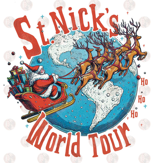 St. Nick's World Tour - Sublimation Transfer