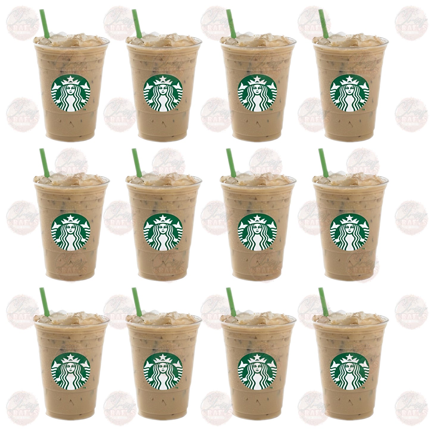 Starbies Iced Coffee - Sublimation Transfers