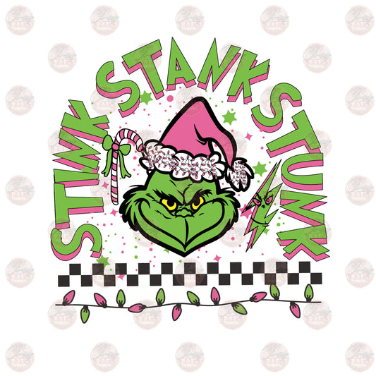 Stink Stank Stunk Pink Gman - Sublimation Transfers
