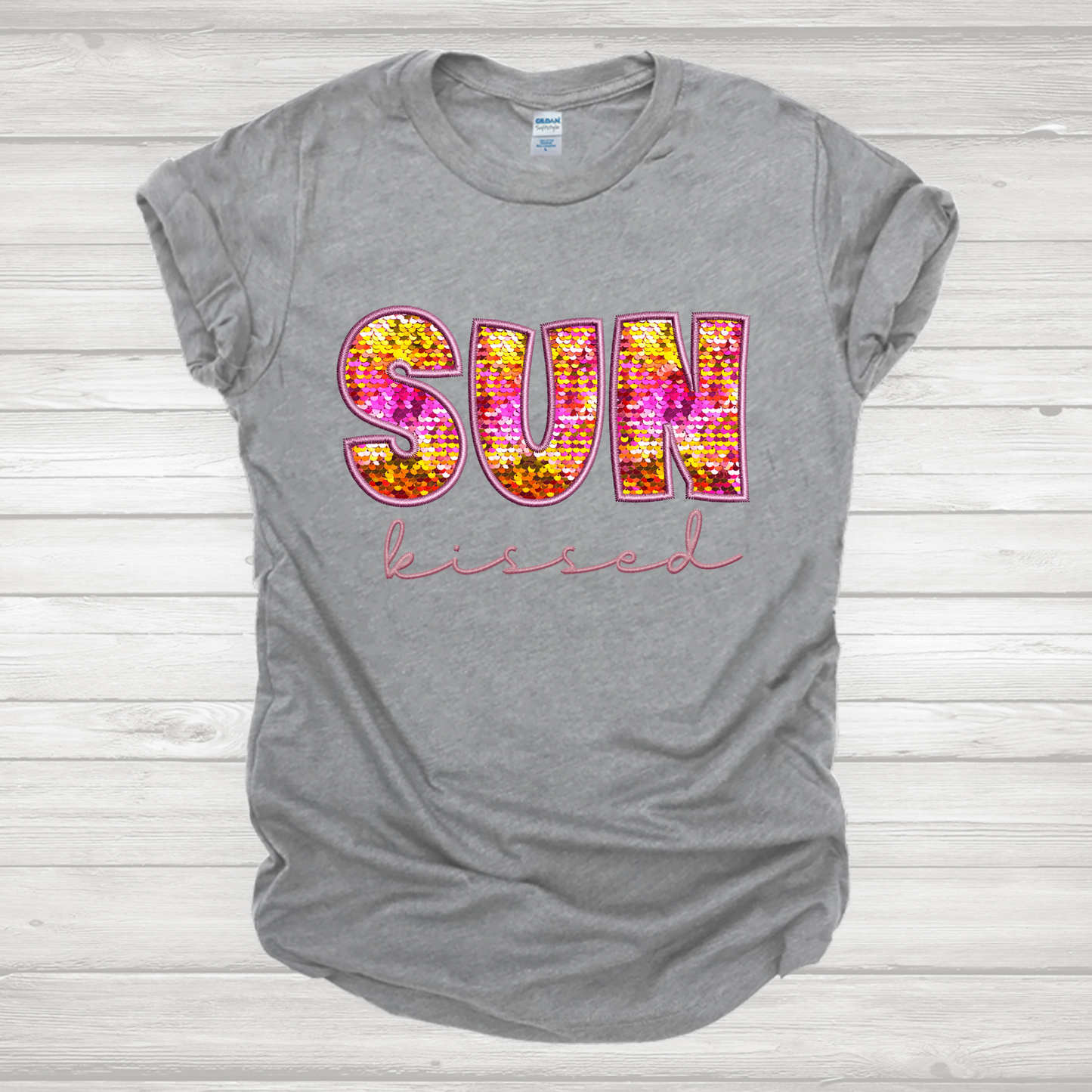 Sun Kissed Sequins Transfer