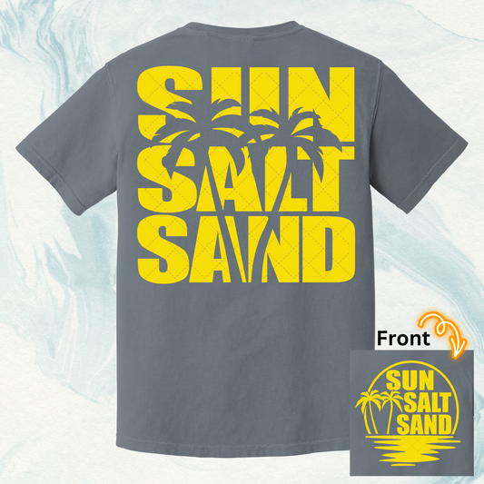 Sun Salt Sand in Yellow ** TWO PART* SOLD SEPARATELY** Transfer