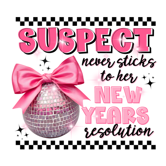 Suspect Never Sticks To New Years Resolution Transfer