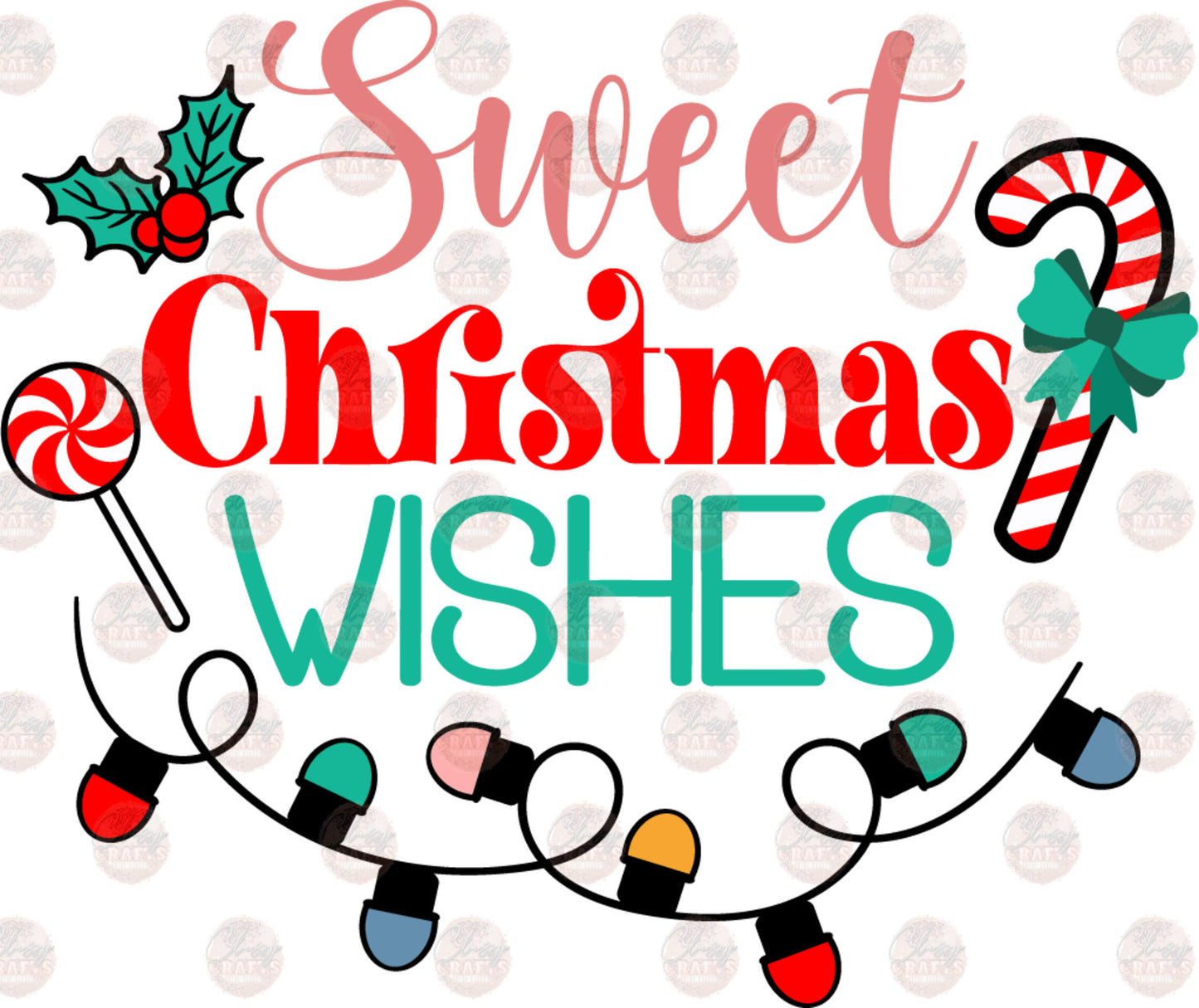 Sweet Christmas Wishes Transfers